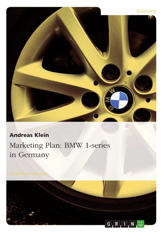 Marketing Plan: BMW 1-series in Germany - cover