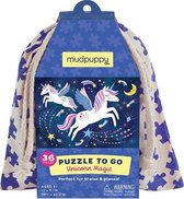 Mudpuppy Puzzle To Go/Unicorn Magic Eenhoorn reispuzzel