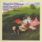 Dohnanyi: Violin Concerto, American Rhapsody / Ulf Wallin