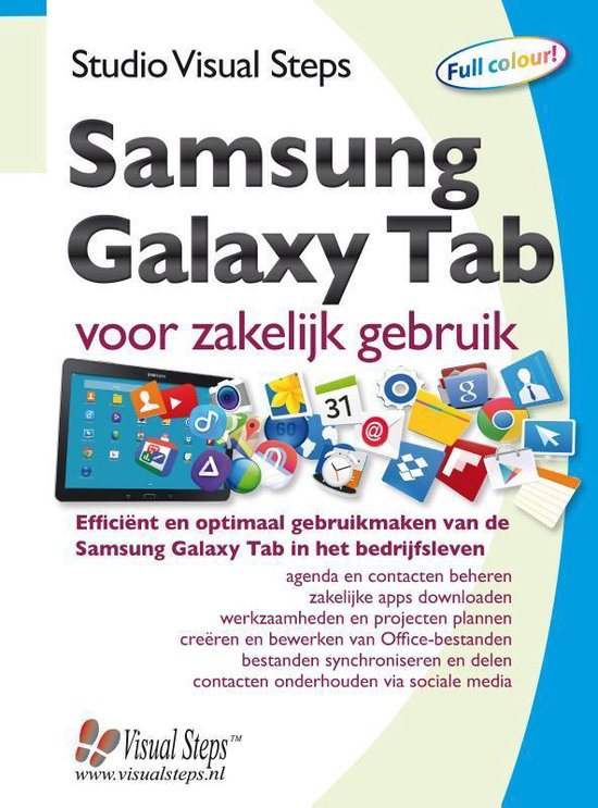 Cover van het boek 'Samsung Galaxy Tab voor zakelijk gebruik'