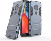 Armor Kickstand Case Motorola Moto G6 Play / E5 - Donkerblauw