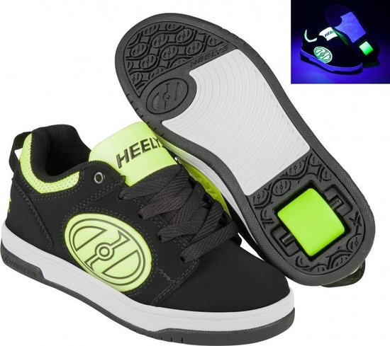 Het is de bedoeling dat inkt versterking Heelys Rolschoenen Voyager - Sneakers - Kinderen - Maat 33 -Zwart/Geel -  Glow in the Dark | bol.com