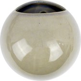 Pt, (Present Time) Globe - Wand bloempot - Keramiek - Ø14,5 x 9,8 cm - Grijs