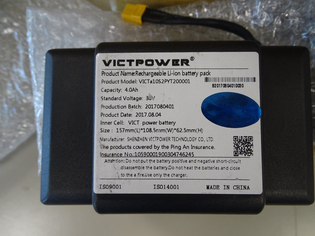 VICTPOWER Hoverboard Oxboard accu batterij 36V 4.4AH 4400mA bol