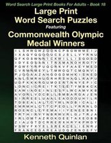 Large Print Word Search Puzzles Featuring Commonwealth Olympic Medal Winners