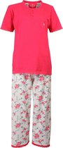 Tenderness Dames Pyjama Roze met driekwart broek TEPYD1504A - Maten: L