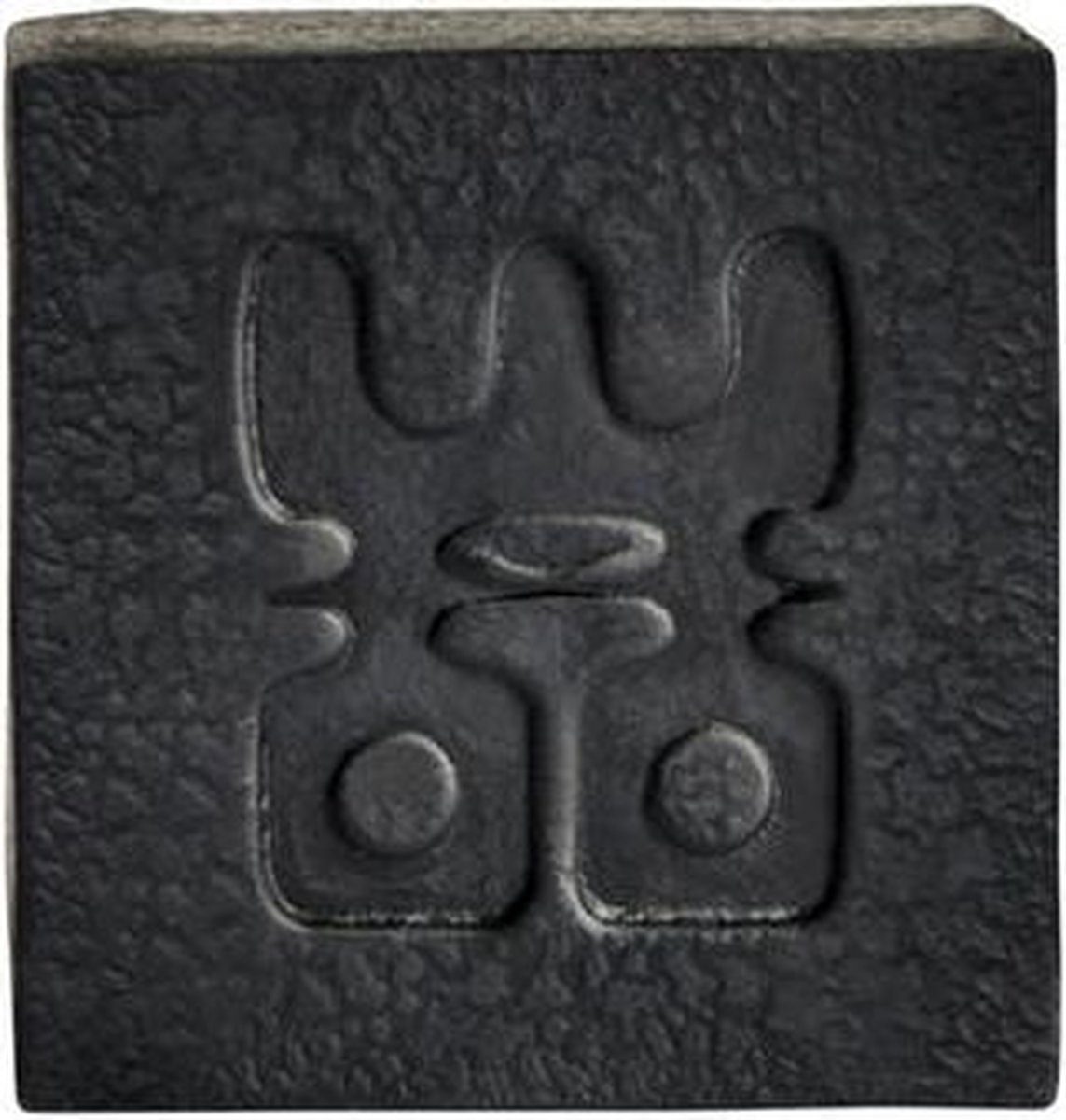 WOO Charcoal Soap - Houtskoolzeep - Zwart - Geur: Tranquility - Duurzaam Design - Uniek Cadeau