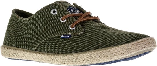 Superdry Skipper Sportschoenen - Maat 44 - Mannen - groen/bruin | bol.com