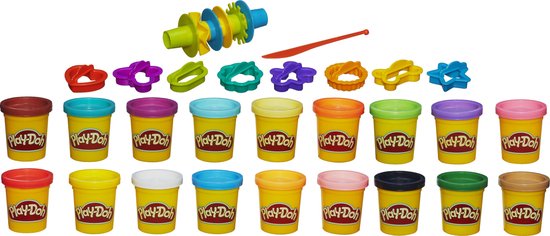 Play-Doh Super Color Kit - 18 potten en kleuren - Klei