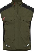 F. Engel 5810-254 Service Vest Groen/Zwart maat L