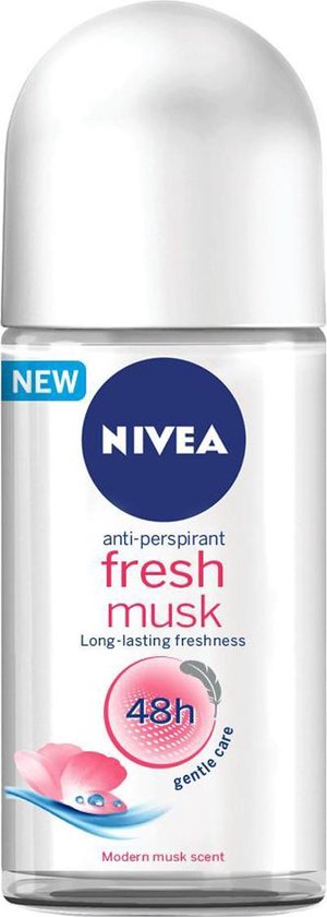 Nivea Women  48 uur Anti-perspirant roller- Musk 6 Pack - NIVEA