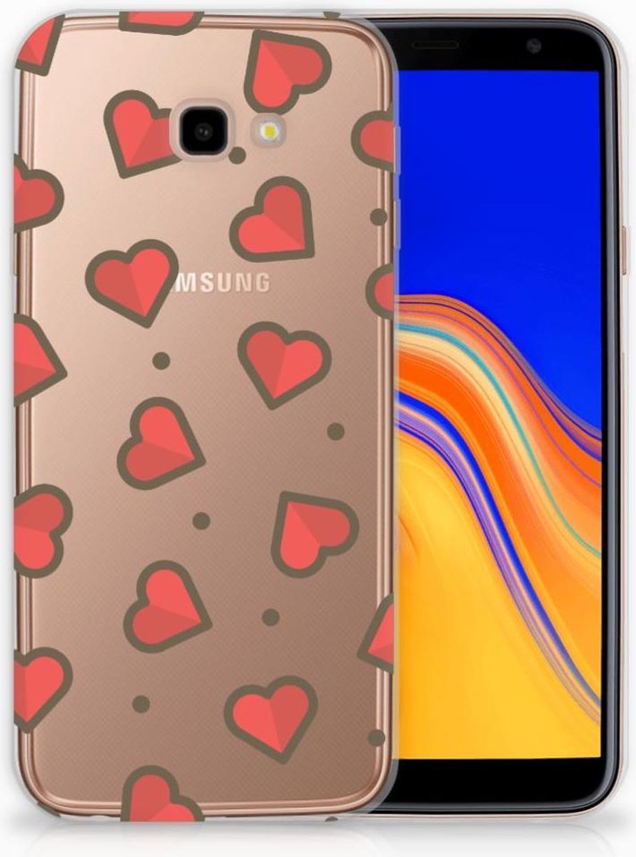Samsung Galaxy J4 Plus (2018) TPU bumper Hearts