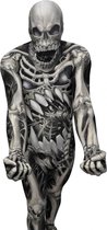 Morphsuits™ Monster: Skull And Bones - SecondSkin - Verkleedkleding - 164/176 cm