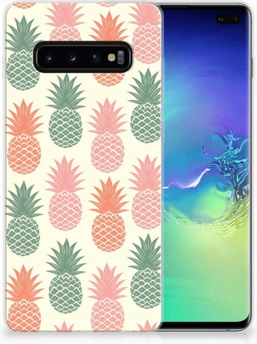 Samsung Galaxy S10 Plus Siliconen Case Ananas
