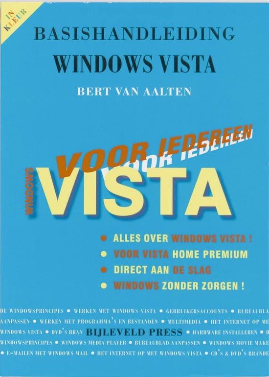 Cover van het boek 'Basishandleiding Windows Vista voor iedereen 2.0'