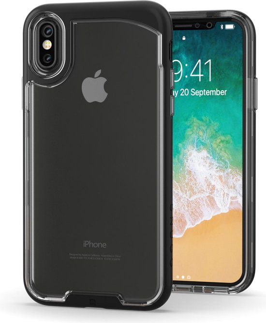 Snugg Apple iPhone X Ultra Thin Case [Clear serie] - zwart | bol.com