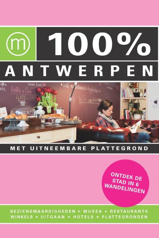 Cover van het boek '100% Antwerpen' van Sabine Lefever