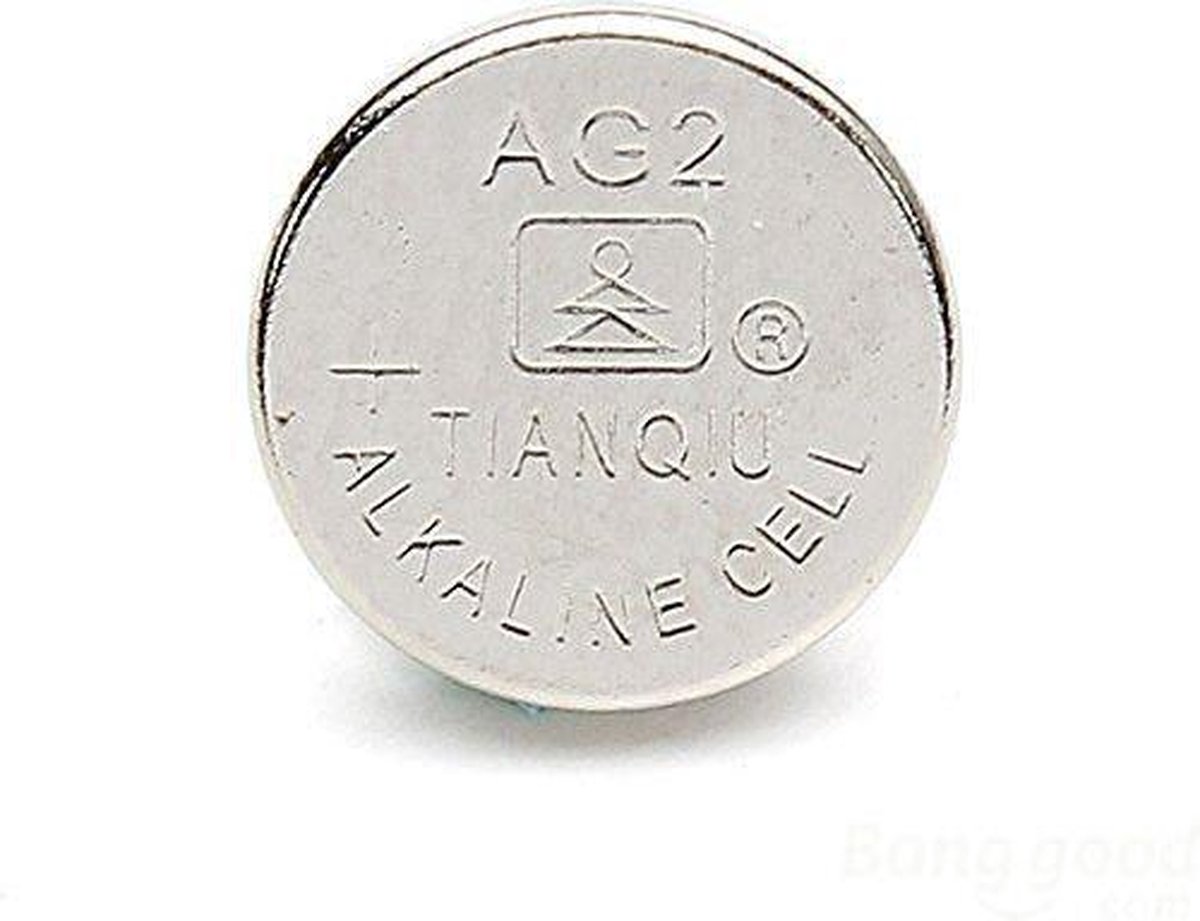TIANQIU Knoopcel Batterij AG2 / LR59 (10 stuks)