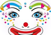 Herma Face Art Glitter Stickers Clown Lotta