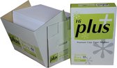 2x Hi-Plus Premium kopieerpapier A4, 75gr, doos a 2500 vel