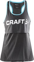 Craft Pure - Sporttop - Dames - L - Black Melange/Resort