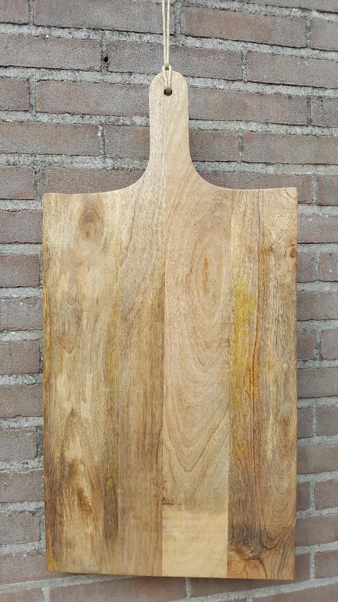 Tapasplank - Broodplank - Rechthoek - L - Groot - Mangohout - 70 x 35 cm