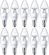 10 stuks - Philips LED Kaarslamp 4-25W/827 E14 Helder 250lm