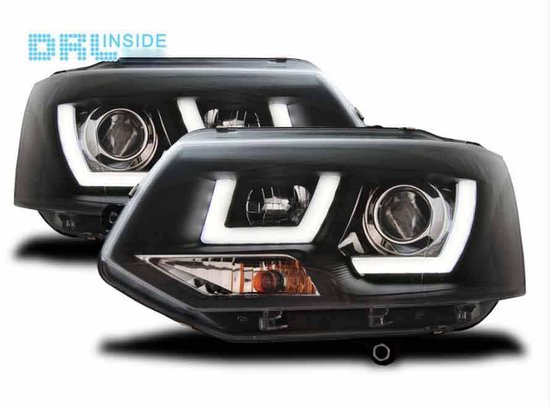 LED koplamp unit VW Transporter T5 Black | bol.com