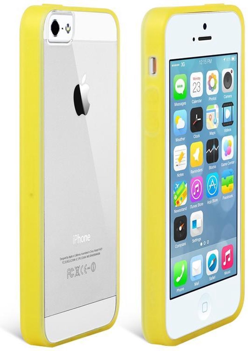 USAMS Edge color Series - Yellow voor iPhone 5/5S