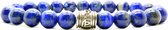 Beaddhism - Armband - Lapis - Guru - 8 mm - 22 cm