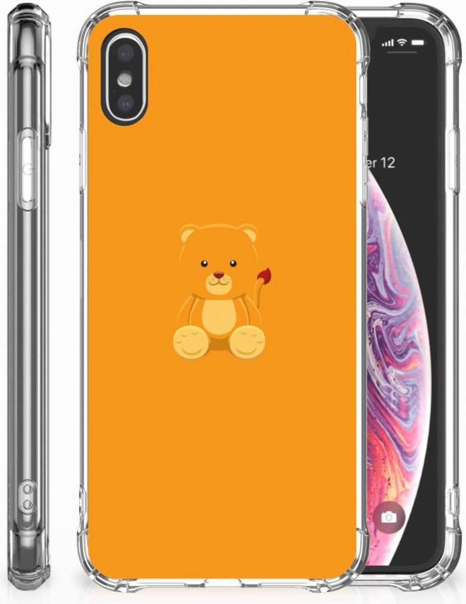 Apple iPhone Xs Max Stevig Bumper Hoesje Baby Beer