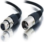 C2G 0.5m Pro-Audio XLR Cable M/F audio kabel 0,5 m XLR (3-pin) Zwart