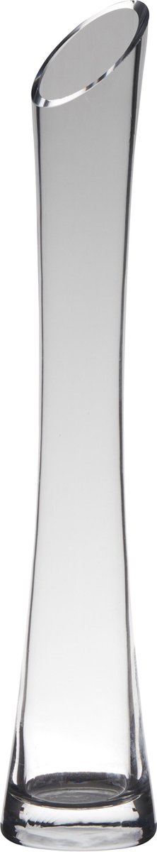 Hakbijl Glass Vaas Flute clear H24 D7 Helder