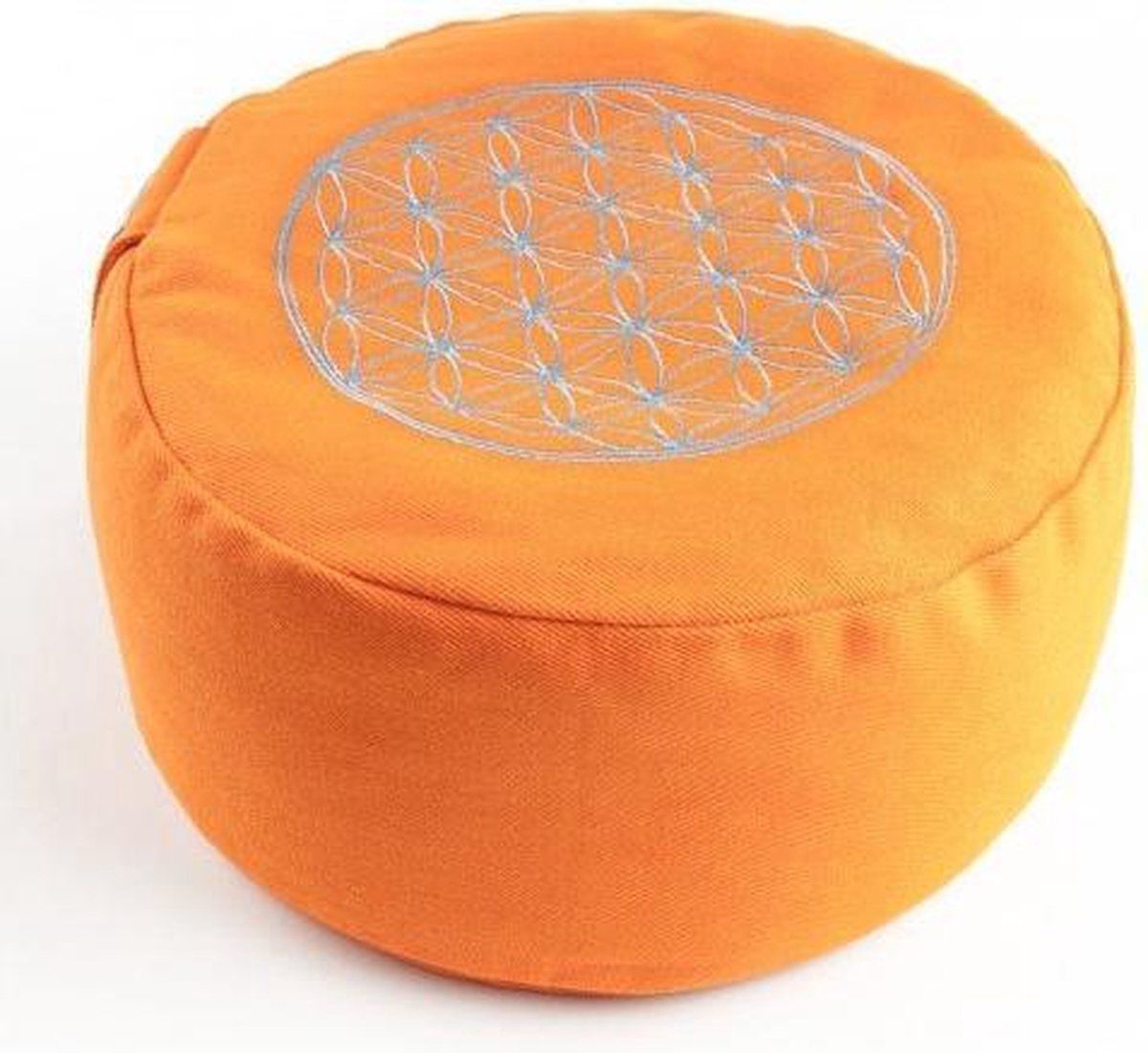 Meditatiekussen Flower of Life oranje