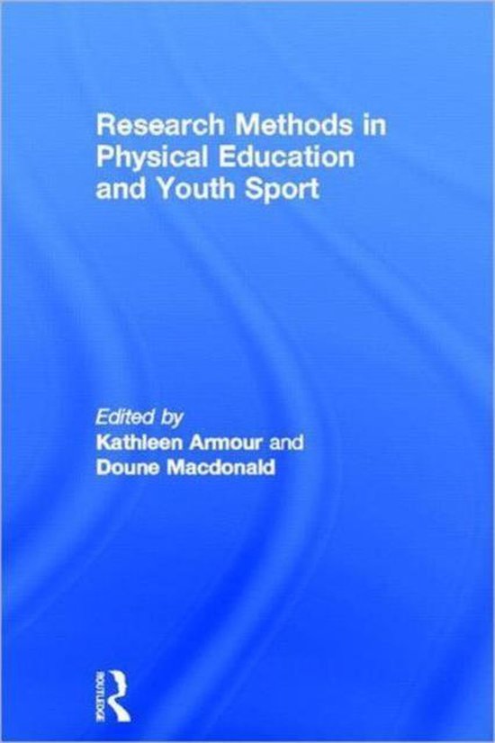 Research Methods In Physical Education And Youth Sport - cover