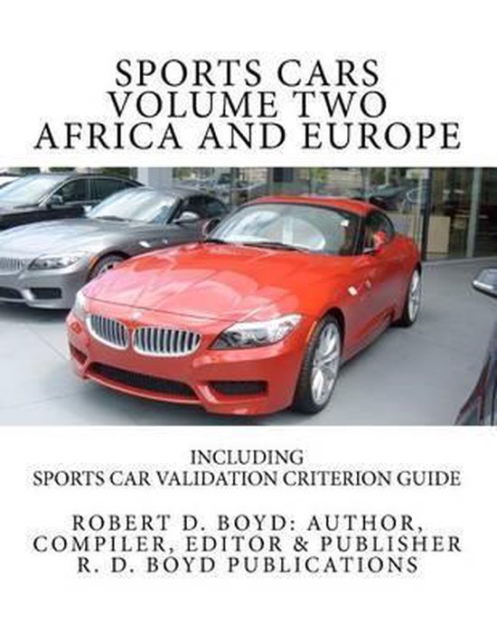 Sports Cars Volume Two Africa and Europe - cover
