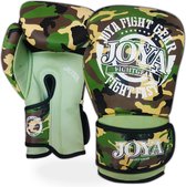 Joya Fight Gear Fight Fast Camo gloves - Kickboks handschoenen - Leder - 10oz - Camo groen