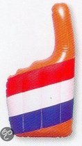 Opblaasbare Oranje supporters hand