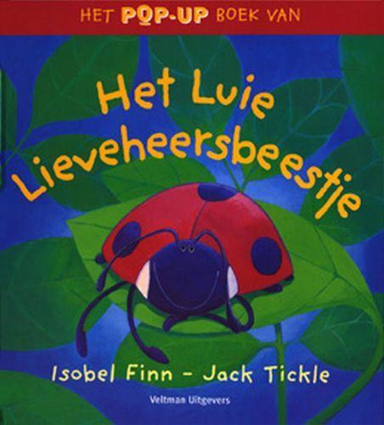 Cover van het boek 'Het luie lieveheersbeestje in pop-up' van I. Finn