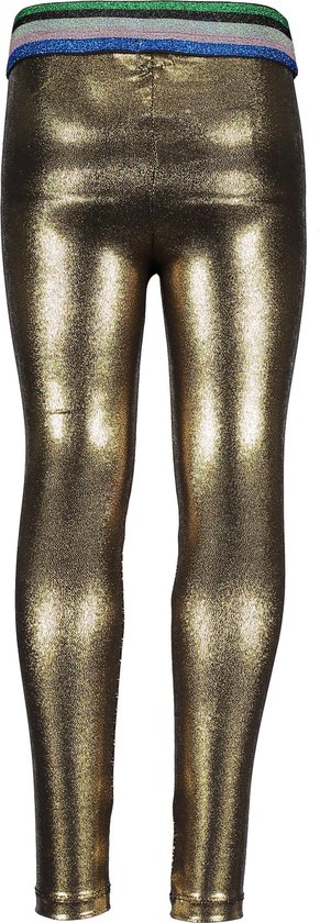 Kidz-Art Meisjes Legging met gouden coating - Gold Maat 92 | bol.com
