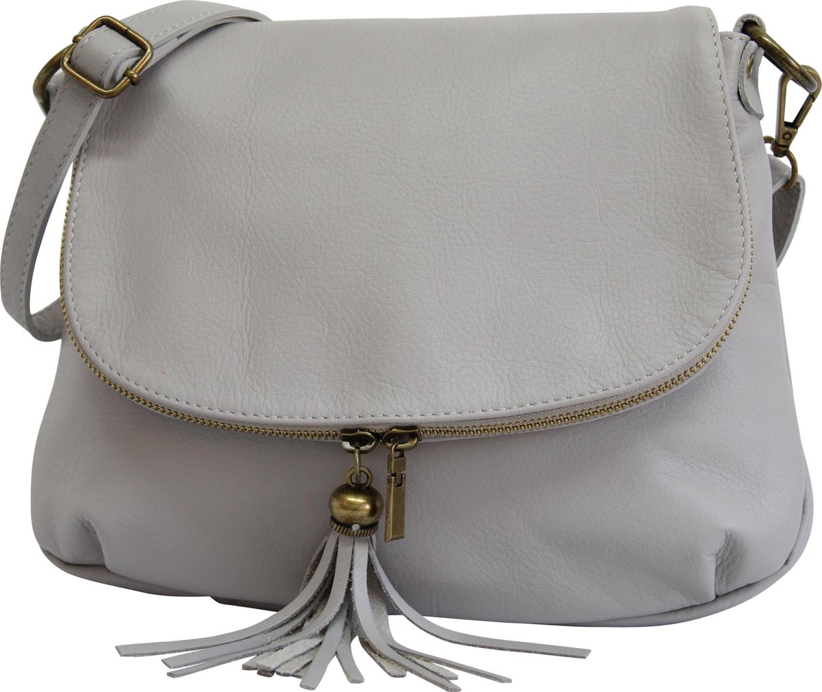 AmbraModa NL610- Italiaanse schoudertas crossbody tas dames