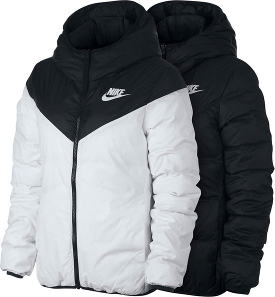 Precies Federaal kan zijn Nike Sportswear Down Wmns Jacket Jas - Maat M - Vrouwen - zwart/wit |  bol.com