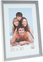 Deknudt Frames fotolijst S46CH7 - grijs met wit randje - foto 30x45 cm