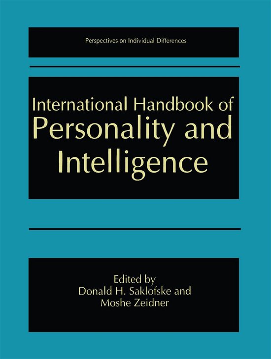 Perspectives on Individual Differences - International Handb ... - cover