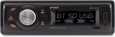 Spider SAR 100BT Bluetooth Zwart Autoradio - USB - SD - Aux - Afstandbediening