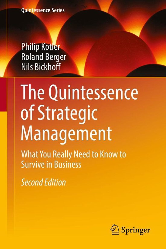 Business and Management (R0) - The Quintessence of Strategic ... - cover