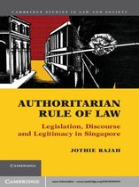 Cambridge Studies in Law and Society -  Authoritarian Rule of Law