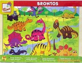 Puzzel 'brontos' dinosaurussen