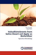 Haloalklotolerents from Saline Desert Soil Apply as Biofertilizer