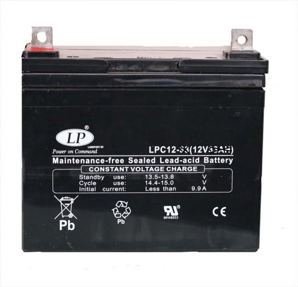 Landport 12 Volt accu 38 Ampère